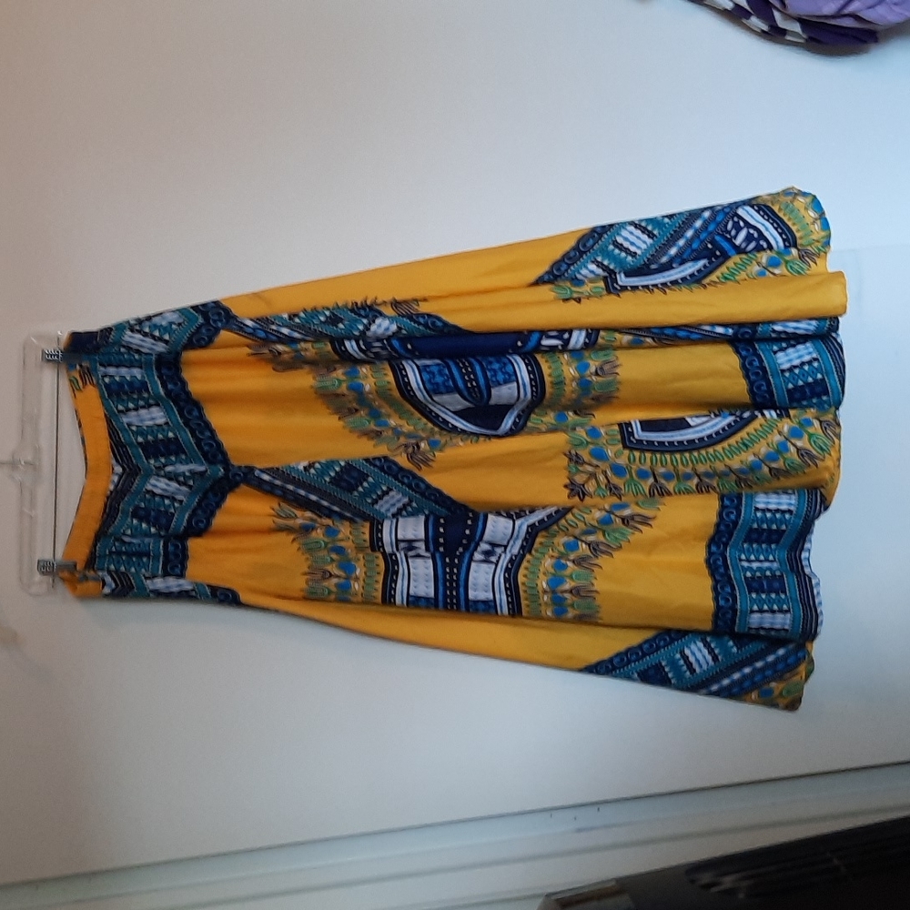 Mix Nouveau Multi-colored Long Skirt Size L